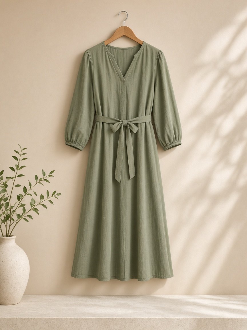 Sage Midi Dress